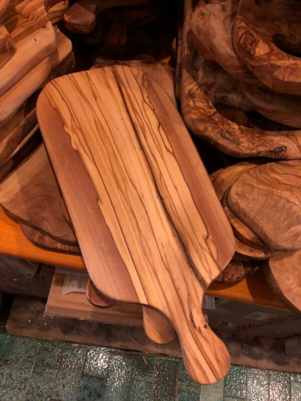 Grande planche à découper en bois d'olivier