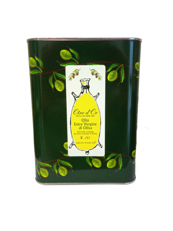 Olio Extravergine di Oliva lattina da 2 lt