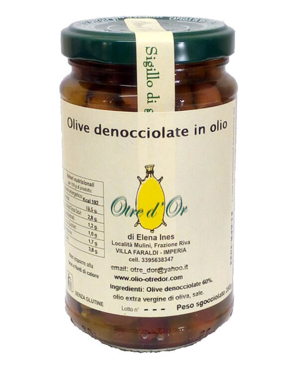 olive denocciolate in olio extravergine