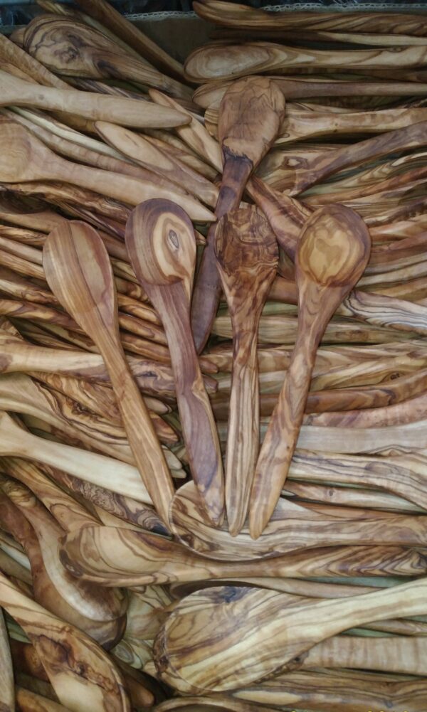 Cuillère en bois d'olivier