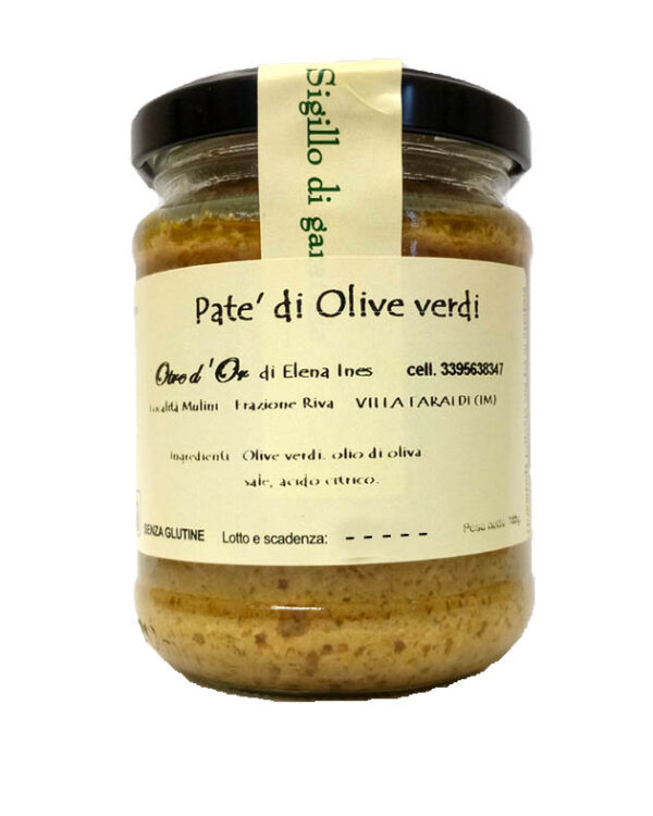 patè di olive verdi