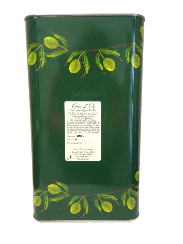 Olio Extravergine di Oliva lattina da 3 lt - immagine 2