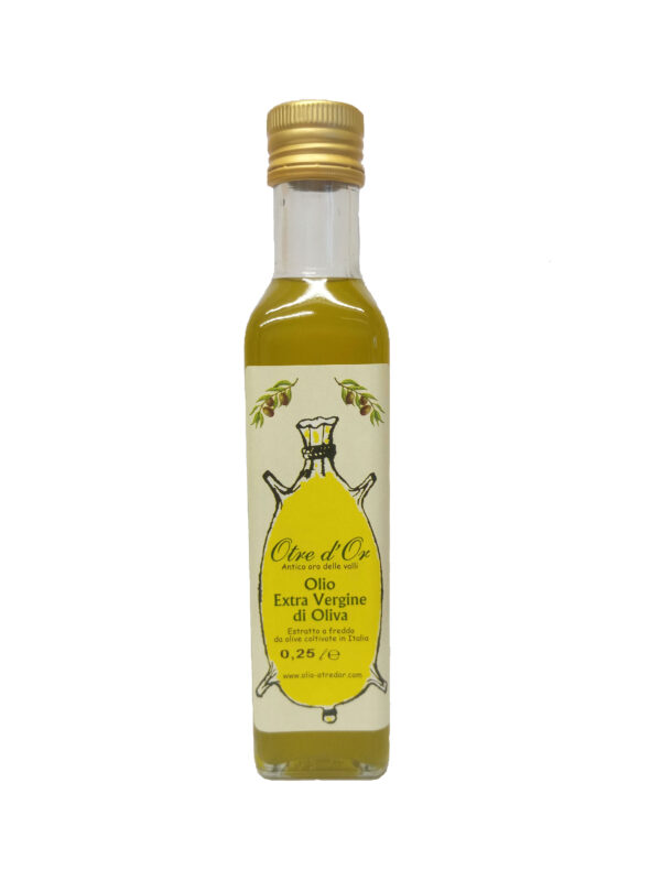 olio extravergine di oliva confezione 12 bottiglie da 0.25 lt