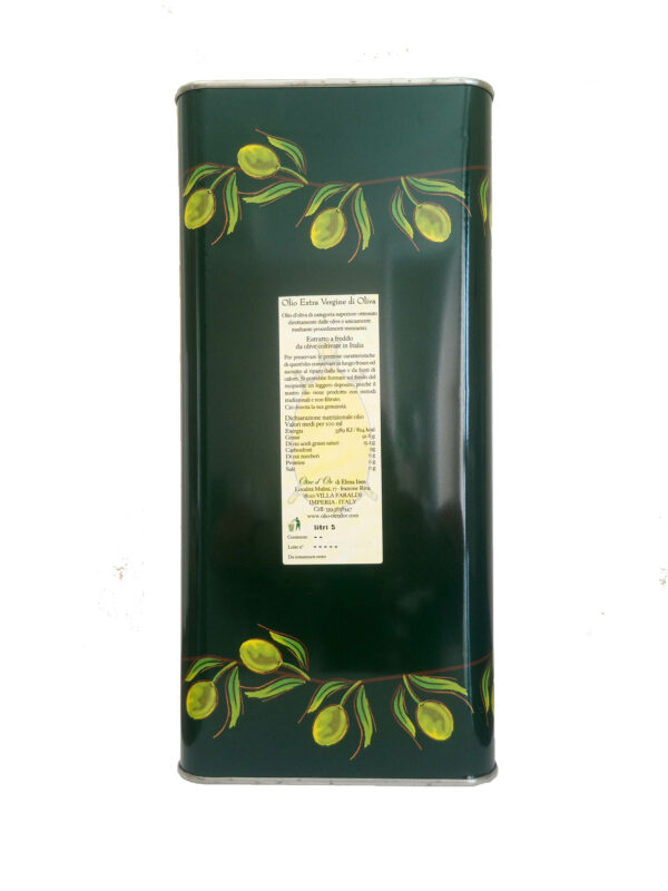 Olio Extravergine di Oliva lattina da 5 lt - immagine 2